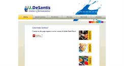 Desktop Screenshot of jdesantis.com.br